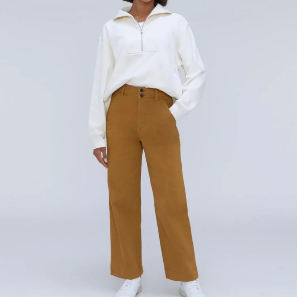 Everlane - the organic wide leg pant